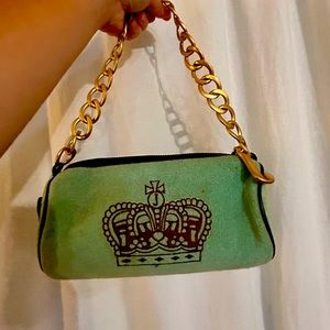 Vintage Y2K Juicy Couture Mint Terry Barrel Purse